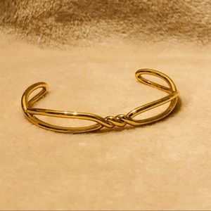 Rustic Cuff gold cuff